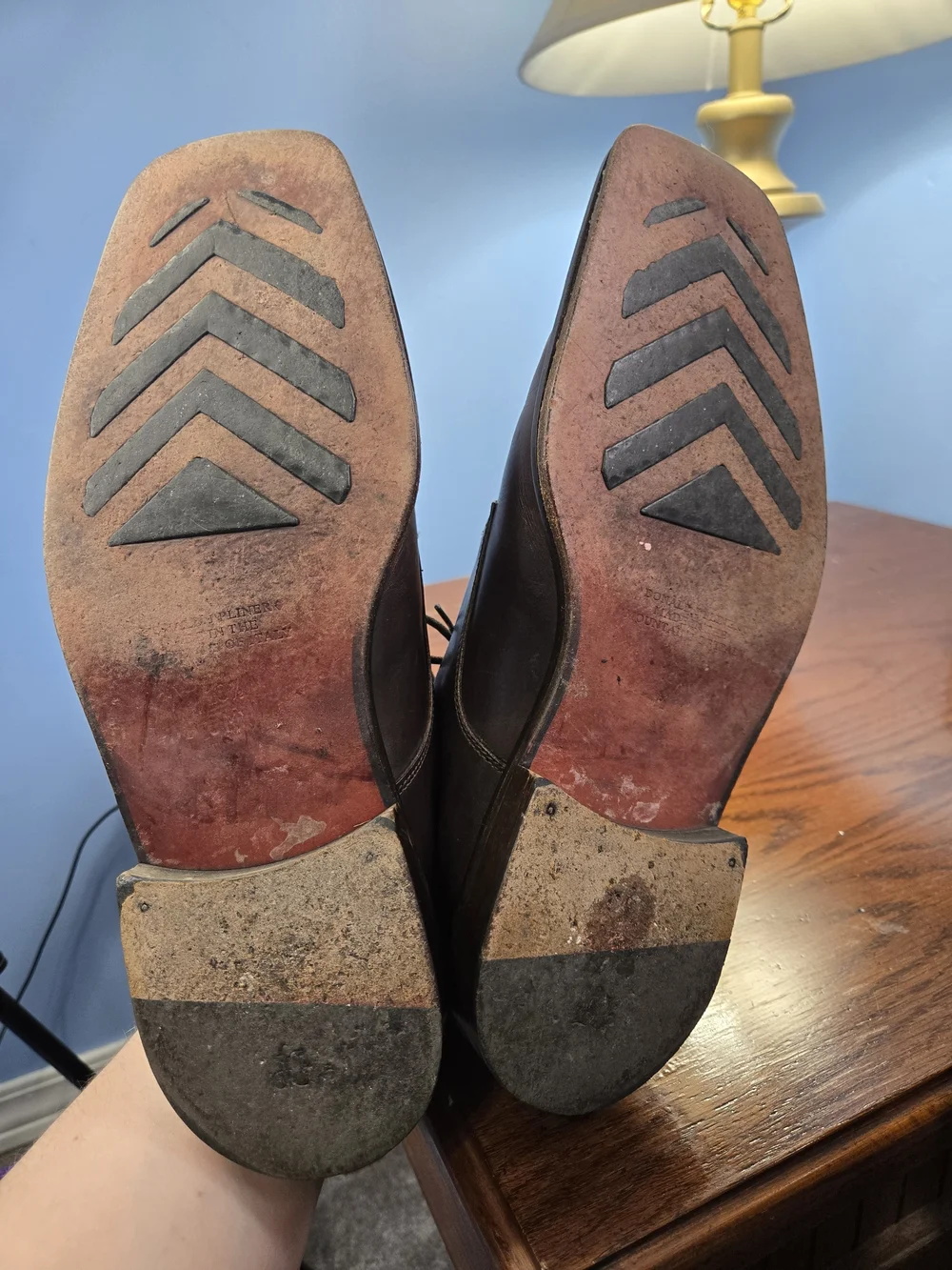 Donald J Pliner Parker 120 Brown Leather Oxford Dress Shoes Italy Mens 10.5M - Picture 9 of 9